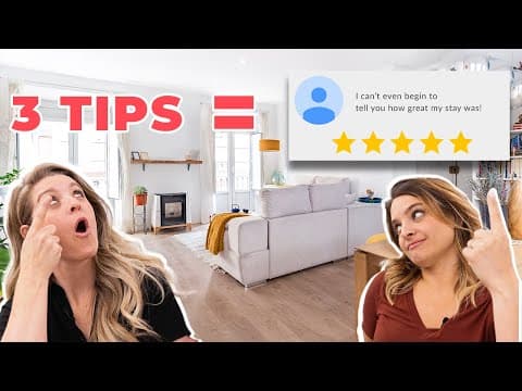 Top 3 Airbnb Hosting Tips for 5 Star Reviews