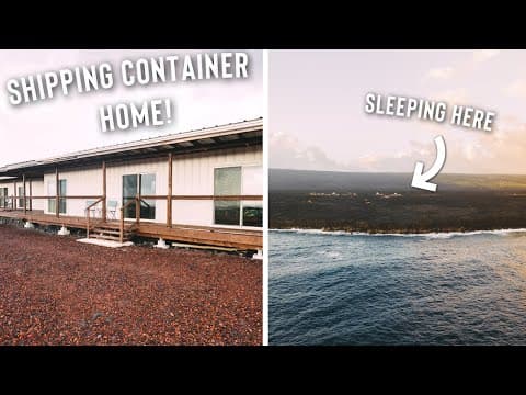 Shipping Container Home On Private Coastline! | Airbnb Full Tour!