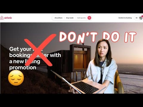 Beginner mistakes to avoid on Airbnb + VRBO (for hosts)
