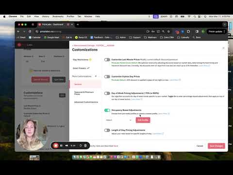 Occupancy based adjustments