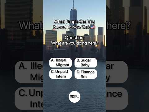 What career path would you choose in New York City? 🇺🇸 A, B, C, or D? #newyork #newyorkcity