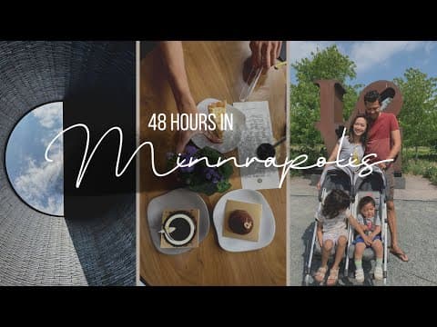 Minneapolis vlog | spoonbridge and cherry, como zoo, mall of America, children's museum
