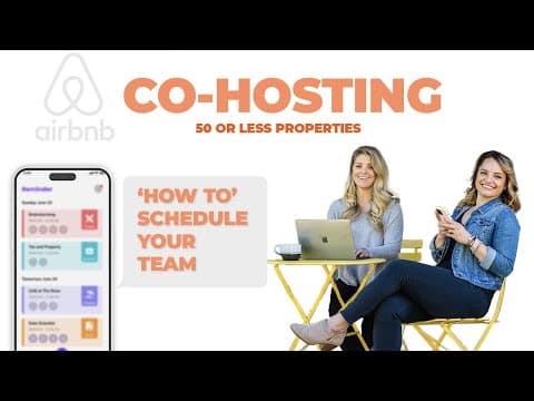Airbnb Co-Hosting | Turnover Team Schedule