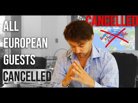 Airbnb Canceling ALL European Reservations In The USA