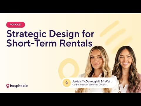 Strategic Design for Short-Term Rentals with Somerled Designs