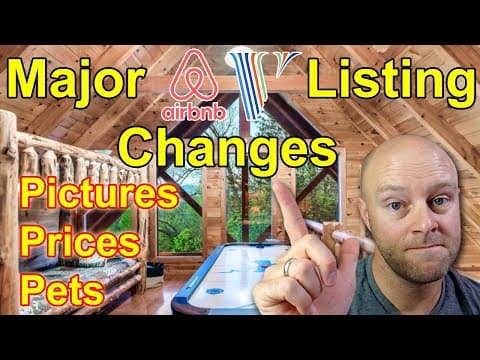 Major changes to my Airbnb listings to boost bookings!