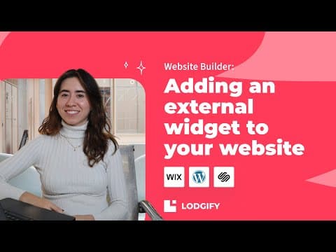 Lodgify's Website Builder | How to add an external widget to your website 🧩
