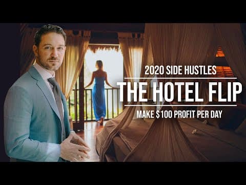MAKE $100 A DAY  | Hotel Room Flipping | 2020 side hustles
