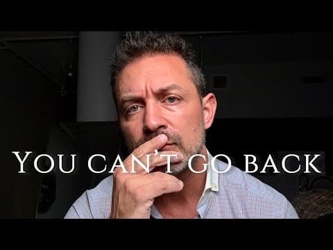 I am 38. I didn’t believe in regret, until now.. (Sean Rakidzich reflects on his child abuse)