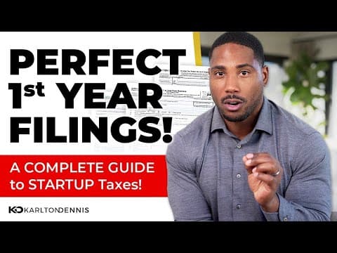How to File Business Taxes for the FIRST TIME!