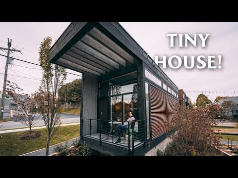 Urban Tiny House Tour! // Ironwood Grove Tiny House Hotel!