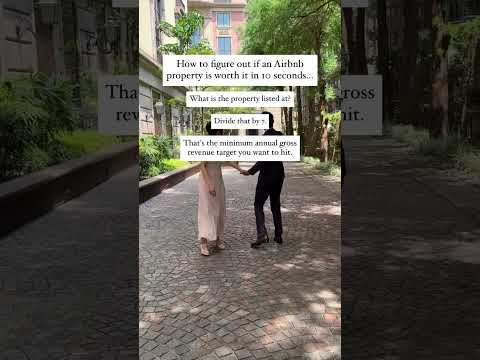 How to Know if an Airbnb Property is Worth It in 10 Seconds… 1️⃣ Look at the listing price