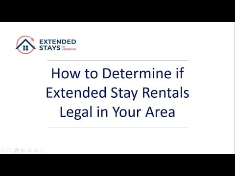 Are Extended Stay Rentals Legal in My Town