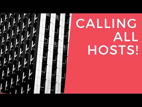Calling all hosts! Help us unify a voice so we can be heard!