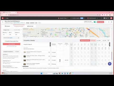 Competitor Map and Calendar