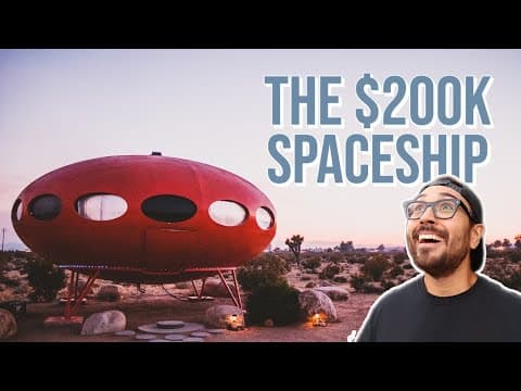 THIS $200,000 SPACESHIP TINY HOUSE HAS BEEN FULLY RESTORED!