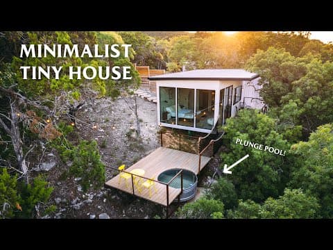 Minimalist 280sqft Tiny House w/Plunge Pool! // Airbnb Tour!