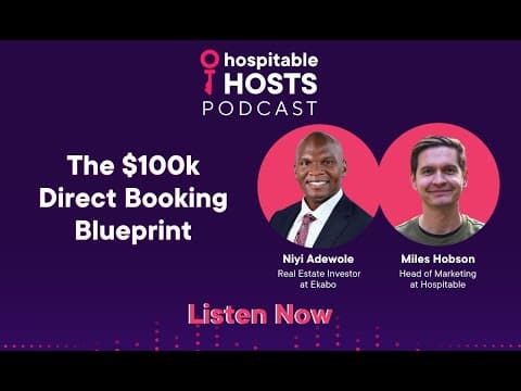 Host Success Stories: Hitting the $100,000 Milestone in Direct Bookings with Hospitable Hosts