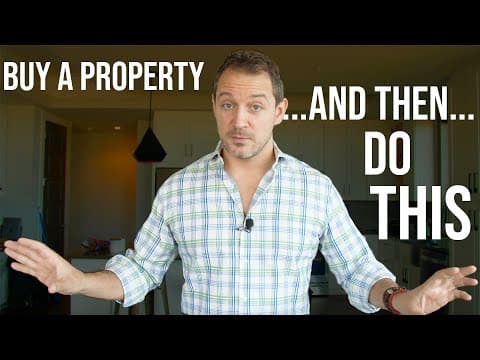 Do THIS After You Buy A House - Tips For Real Estate Investing in 2021