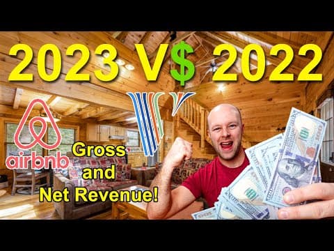 How much did I make with Airbnb and VRBO in 2023 vs 2022? Gross and Net revenue numbers!