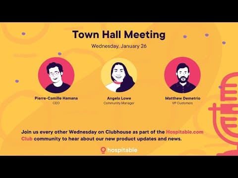 Town Hall meeting, January 26th, 2022