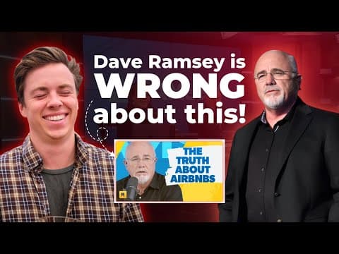 Dave Ramsey is WRONG About Airbnb (Reaction)
