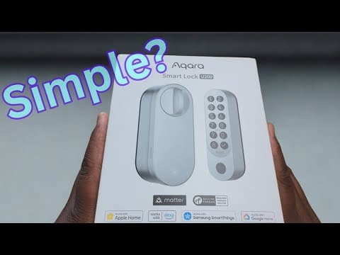 How to Install the Aqara U200 Smart Lock + Apple HomeKit Setup (Full Guide)