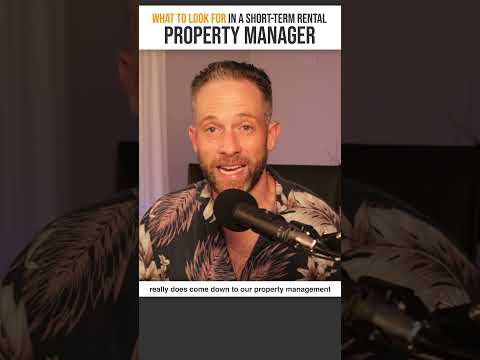 Choosing the Right Property Manager 🏠🔑✅ #shorts #airbnb #shorttermrentals #propertymanagement