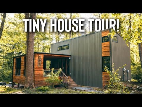 2 Story Family TINY HOUSE TOUR! | Mod Cabin Tiny Home!