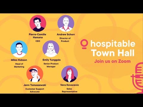 Hospitable Town Hall, August 9th, 2023