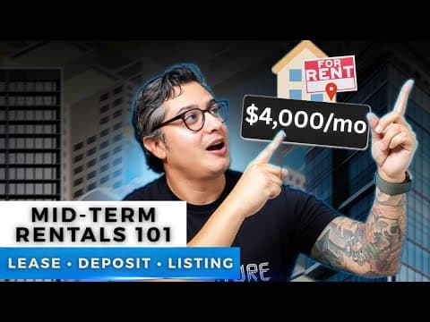 Mid-Term Rentals 101 (2025): Watch This FIRST β Leases, Deposits & Listings
