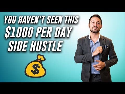 The BEST Side Hustle of 2019 - How To Make a $1000 A Day