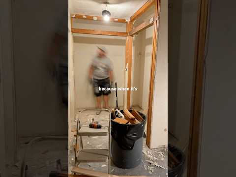 One last room to renovate. A few surprises along the way. #renovation #airbnb #diyhomeimprovement