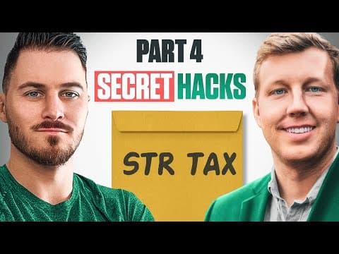 AUDIT: STR Tax Loophole Crash Course: Part 4