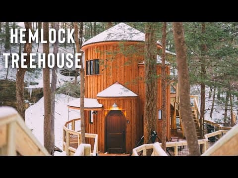 *WHIMSICAL * TINY HOUSE TREEHOUSE FULL TOUR! | The Hemlock Treehouse