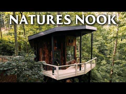Tiny House w/4 Beds! & Live Oak Tree! // Natures Nook Airbnb Tour