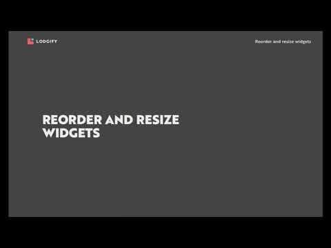 WEBSITE BUILDER - How to resize and reorder widgets