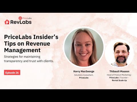 PriceLabs Insider’s Tips on Revenue Management - Kerry MacGeorge