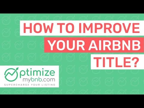 Don't Choose Your Airbnb Title Until You Watch This