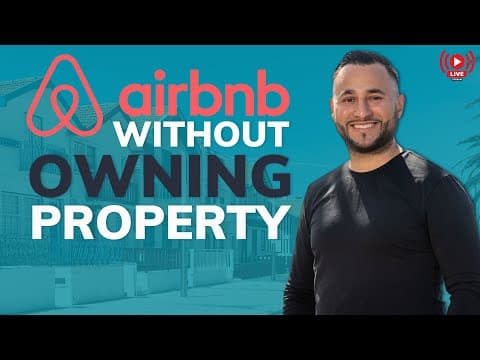 Start an Airbnb Business WITHOUT Owning Property | Jorge Contreras