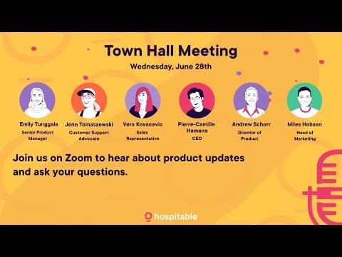 Hospitable Town Hall, June 28, 2023