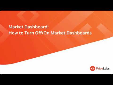 Como desativar o Market Dashboard