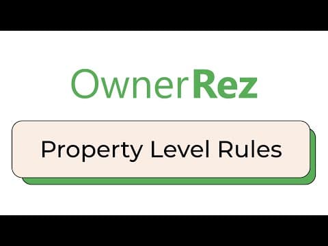Property Level Rules
